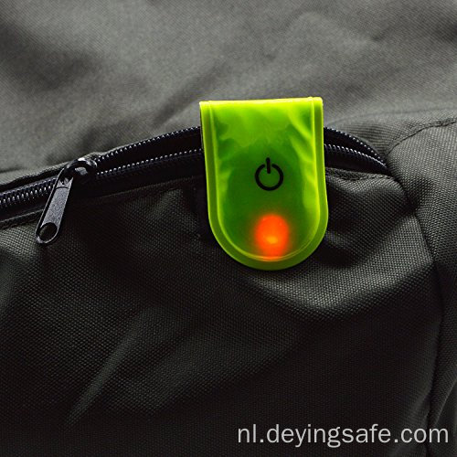 Reflecterende magnetische clip met led-licht